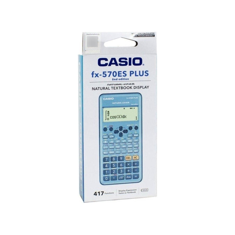 Calculadora Cientifica Casio Fx-570esplus-2b Plus Color Celeste