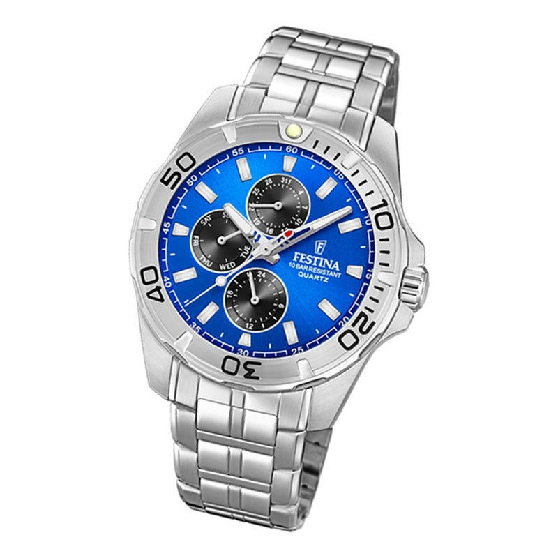 Reloj F20445/4 Festina Hombre Multifunción Relojesymas Plateado