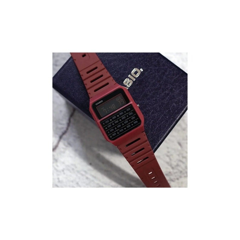 Reloj Calculadora  Casio Ca-53w-1 Relojesymas Rojo Wf-4b Rojo Wf-4b Surtido