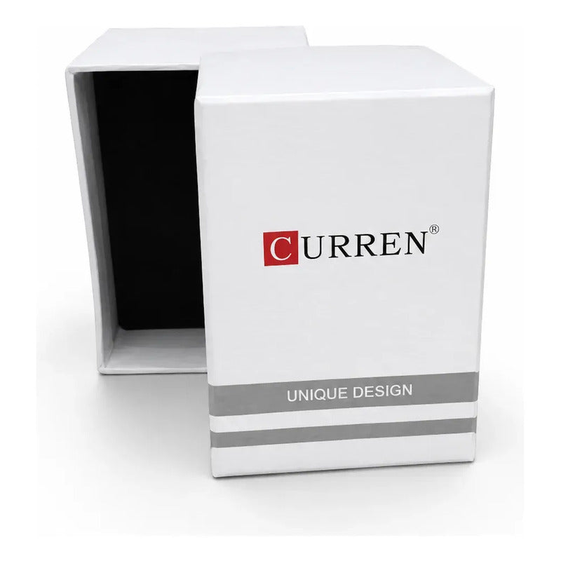 Reloj Para Mujer Curren 9113-2 Kree4502 Dorado Dorado Verde Claro