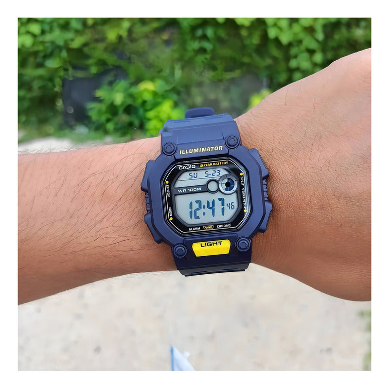 Reloj Casio Original W-737h Colores Surtidos Relojesymass Azul 2a