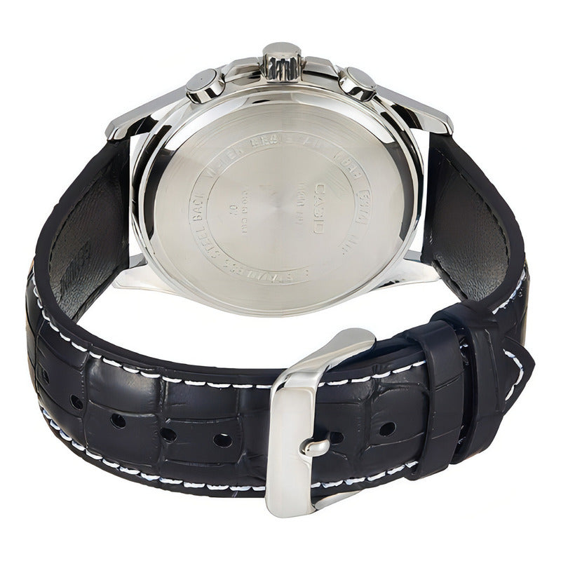 Reloj Casio Hombre Mtp-1375l-1avdf Color De La Correa Cuero