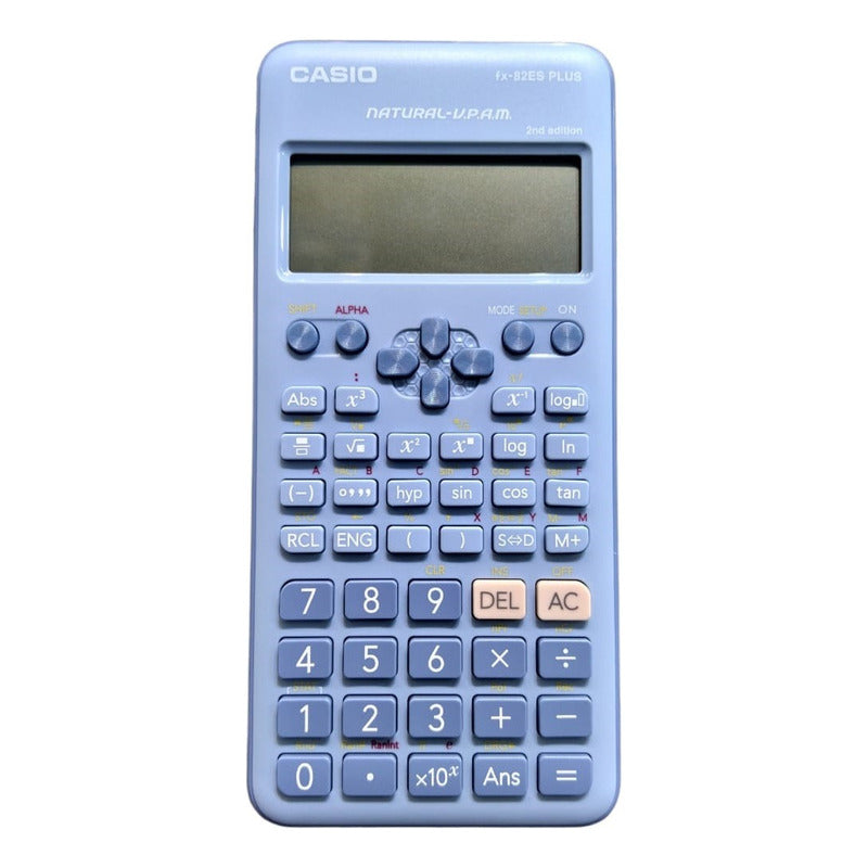 Calculadora Cientifica Casio Fx-82es Plus Color Azul Claro