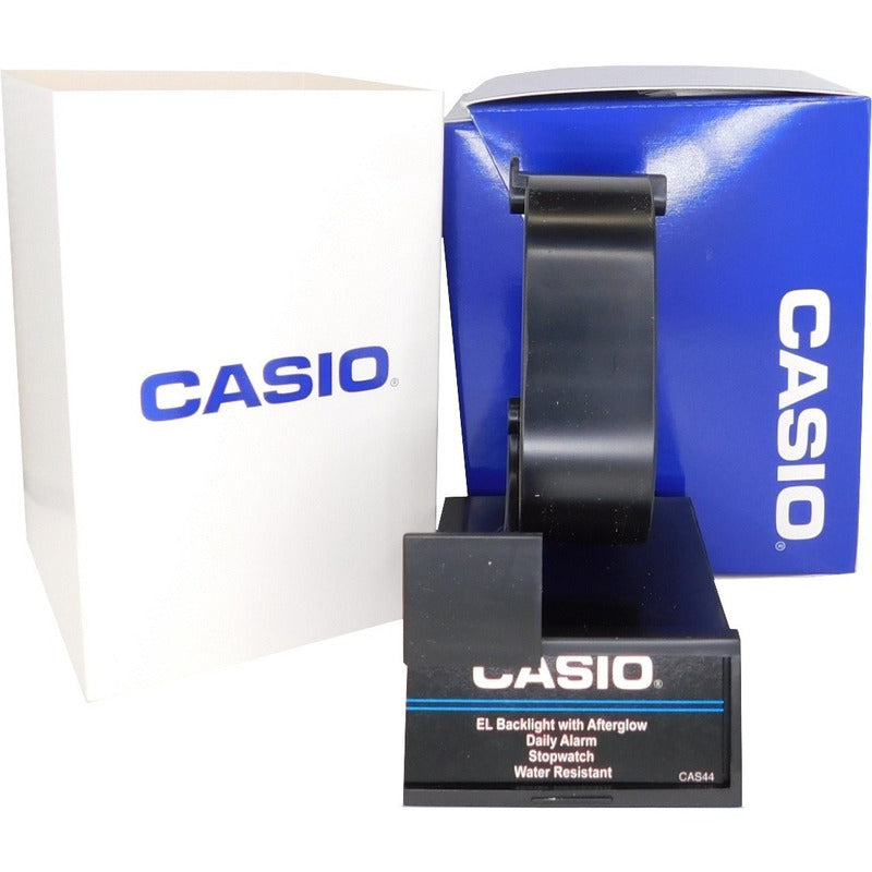 Reloj Casio De Caballero F-200w-1adf Color De La Correa Negro