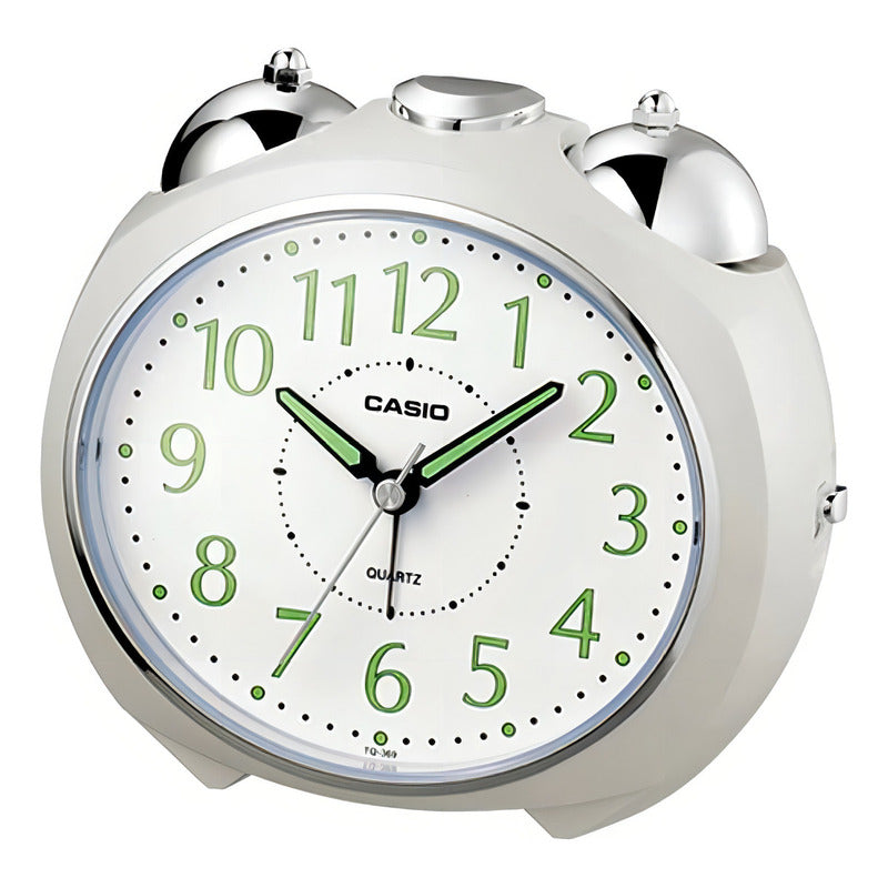 Casio Reloj Despertador Tq-369-7df - Blanco