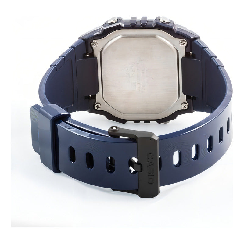 Reloj Casio Unisex W-215h-2avdf Color De La Correa Azul