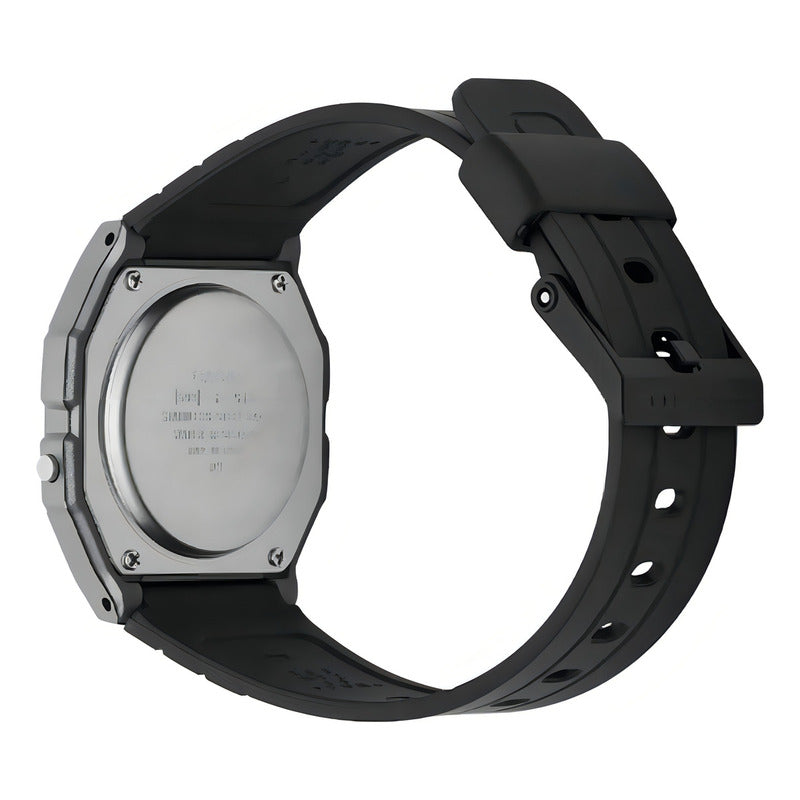 Reloj Casio Collection F-91wm-1b Color De La Correa Negro Color De La Caja Gris