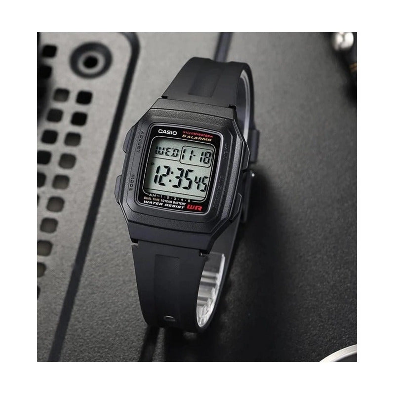 Reloj Casio Hombre F-201wa Colores Surtidos/relojesymas