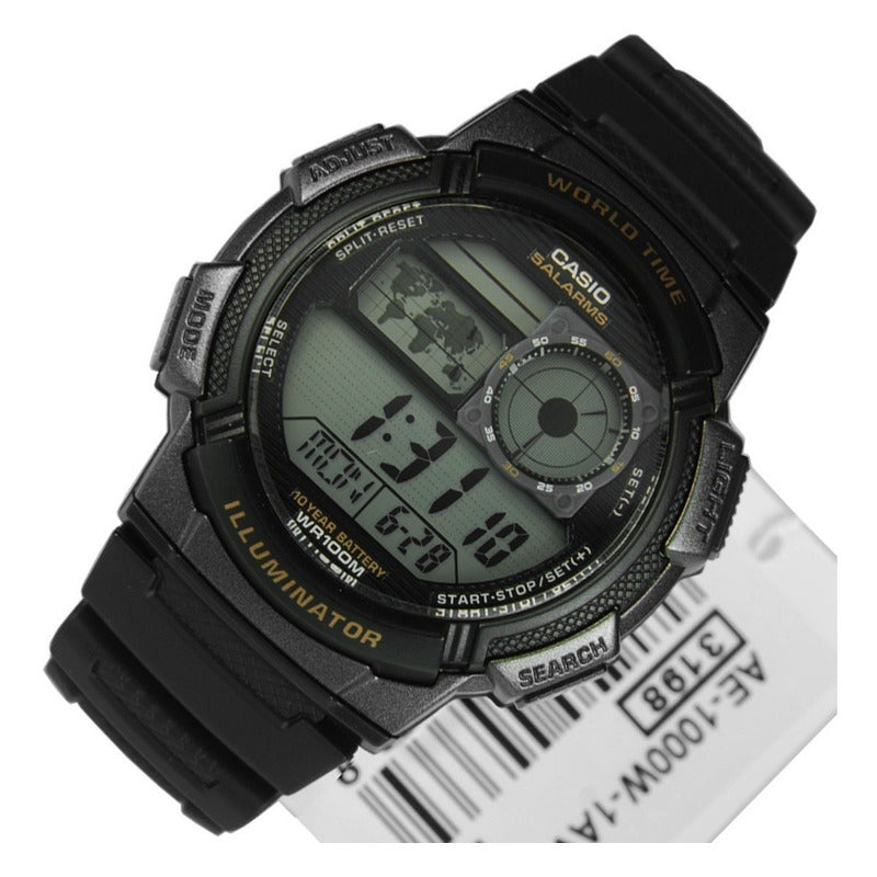 Reloj Casio Digital Ae-1000w Colores Surtidos/relojesymas Negro 1a