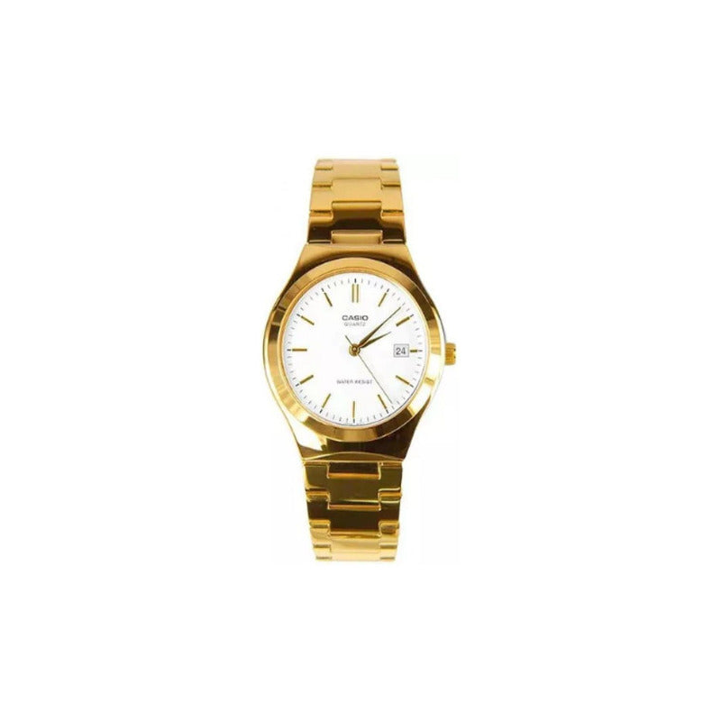 Reloj Mujer Casio Mtp-1170n-7ardf Color De La Correa Dorado