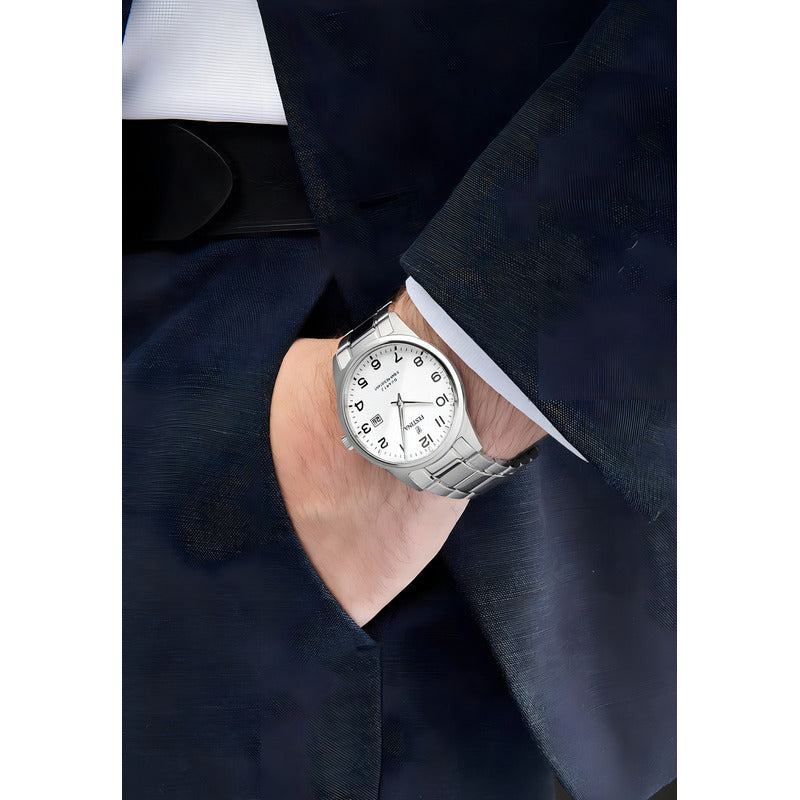 Reloj Festina F20511 Hombre Acero Calendario 5 Atm Color De La Malla Plateado Color Del Bisel Plateado Color Del Fondo Blanco