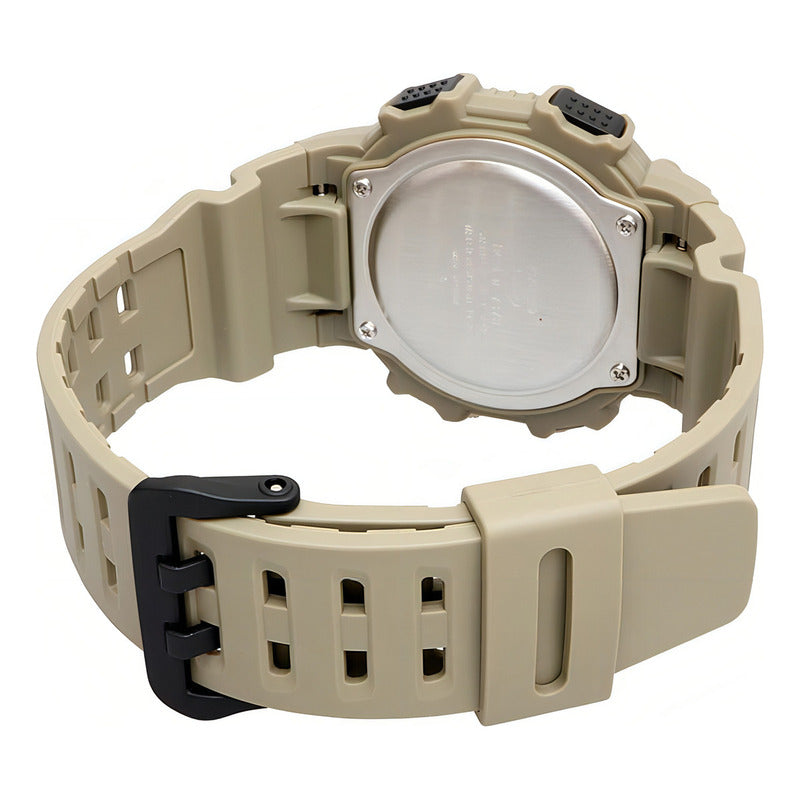 Reloj Casio W-737hx-5av Cuarzo Hombre Blanco Gris Beige