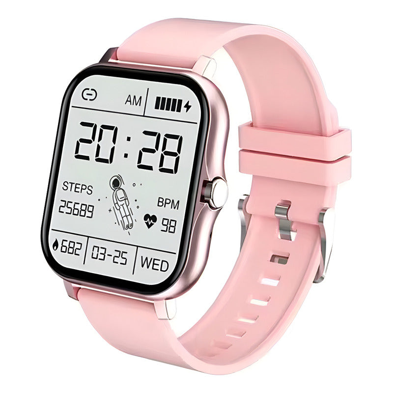 Smartwatch U8 Y13 Rosado Bluetooth Pantalla Táctil Resistente Al Agua Rosa Claro