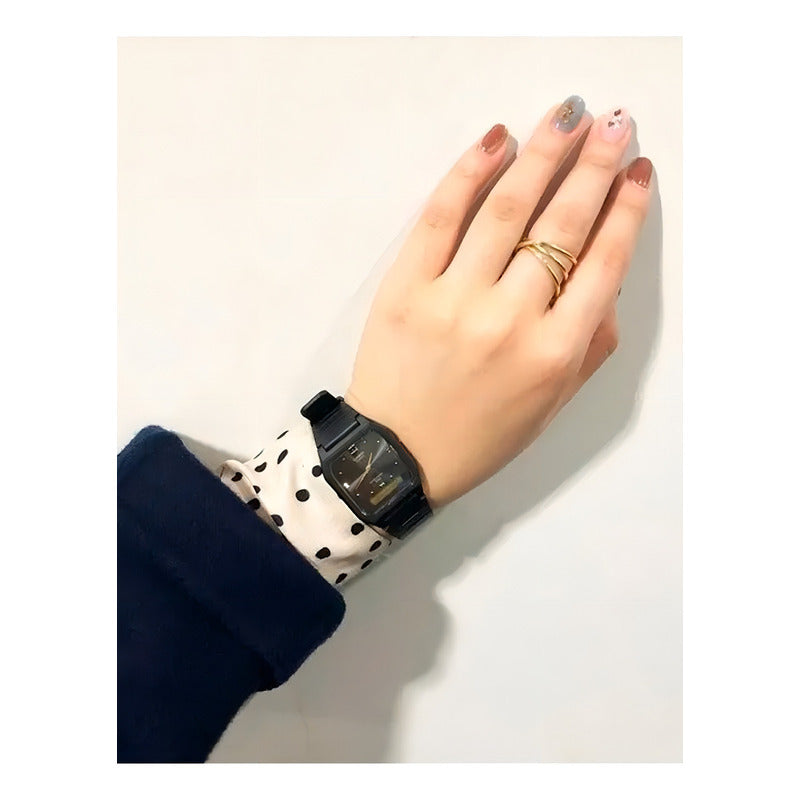 Reloj Casio Vintage Para Mujer Analógico-digital De Cuarzo Negro