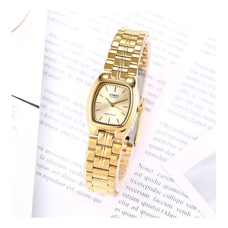 Reloj Casio Mujer Ltp-1169n-9ardf Dorado