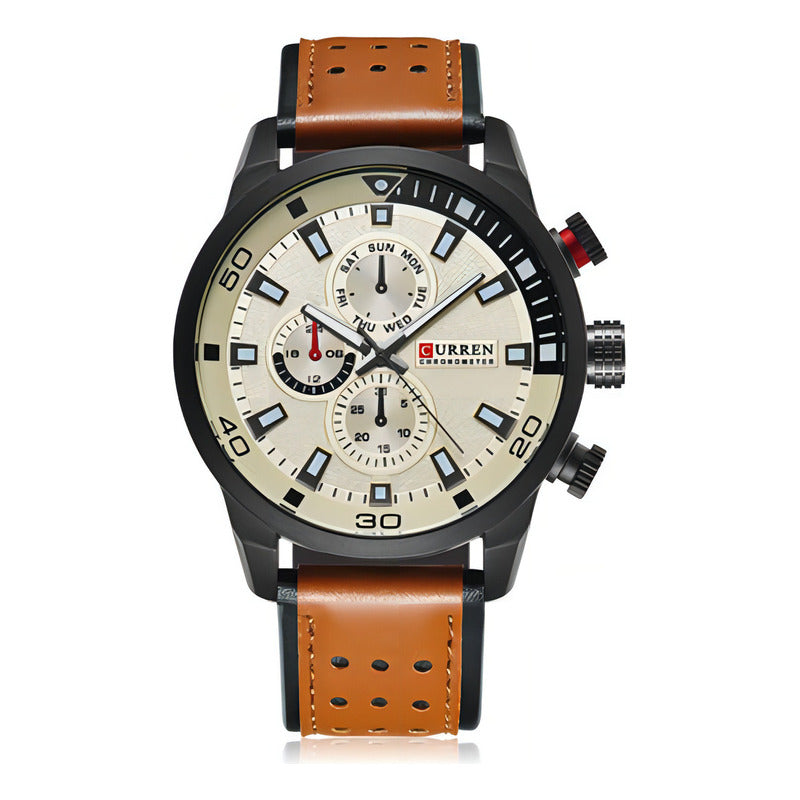 Reloj Curren 8250bnwt Marrón Hombre