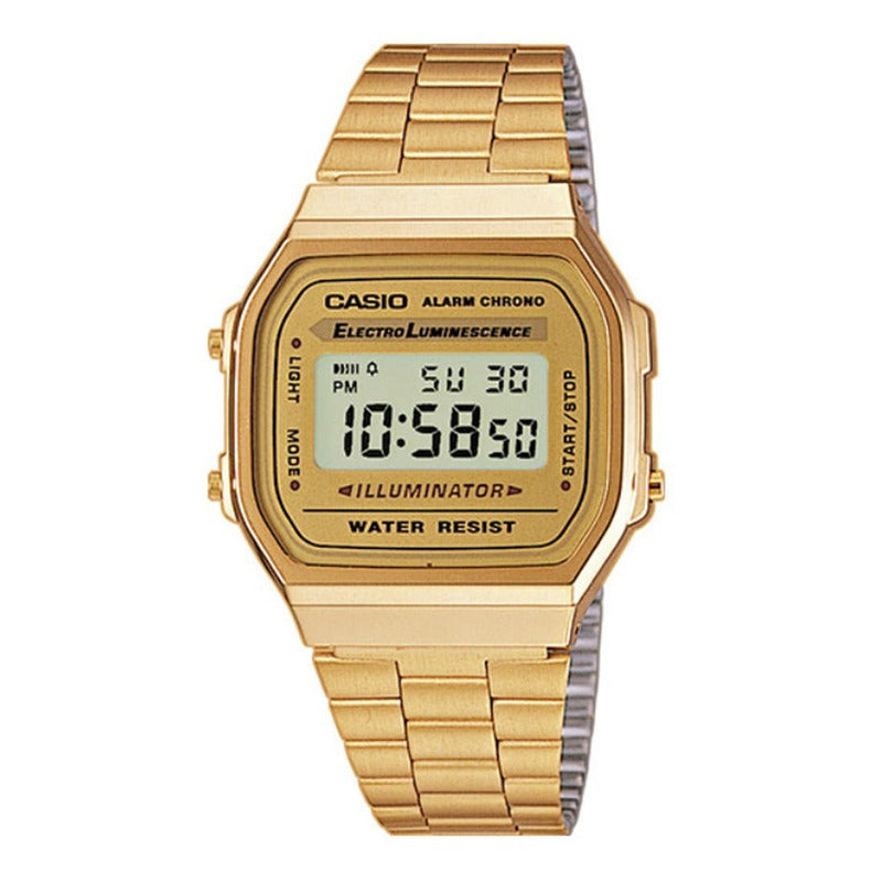 Reloj Casio Vintage A-168wg-9 Nuevo Original/relojesymas Dorado