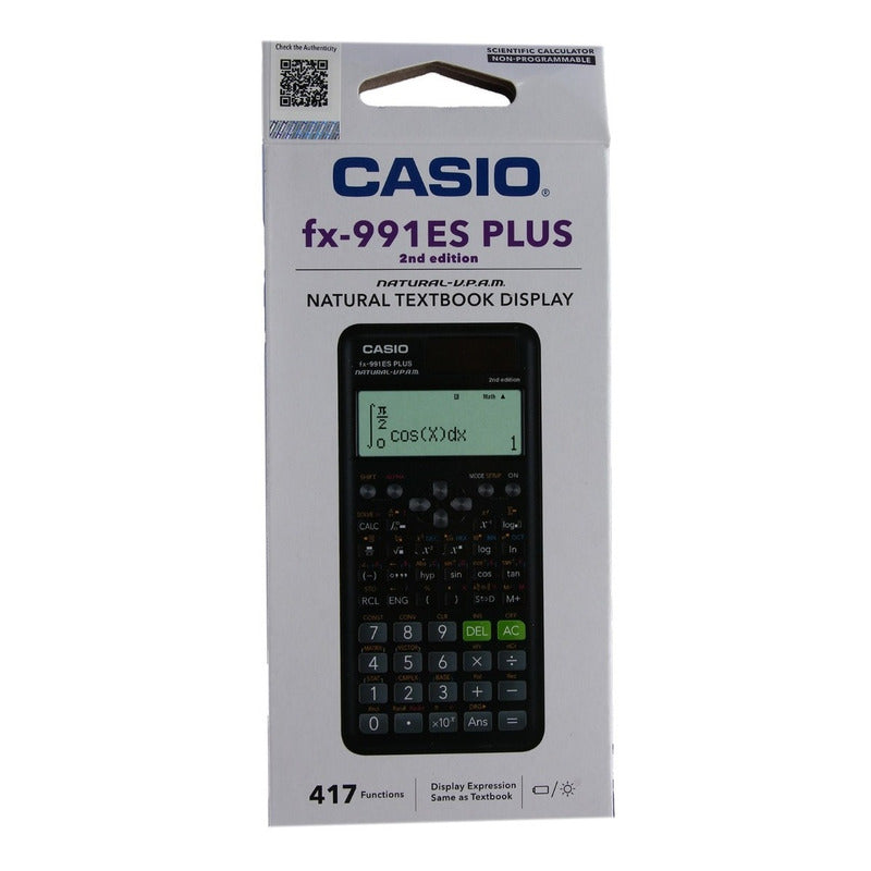 Calculadora Cientifica Casio Fx-991esplus Color Gris Esplus
