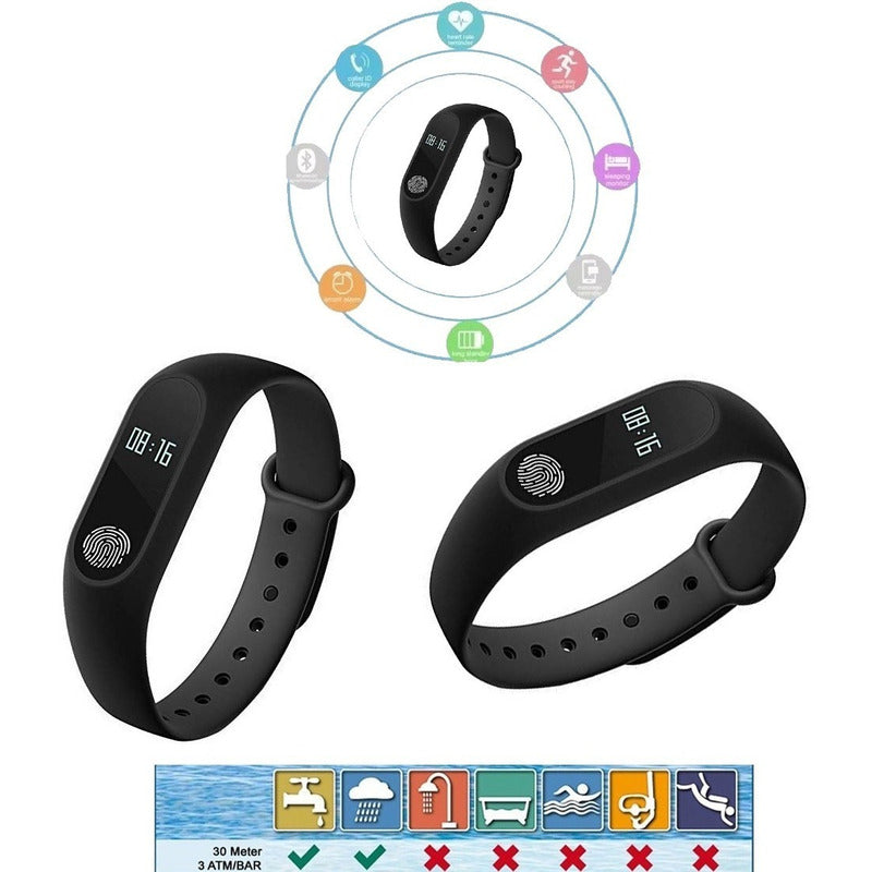 Reloj Smart Brazalete M2 Colores Surtidos Relojesymas