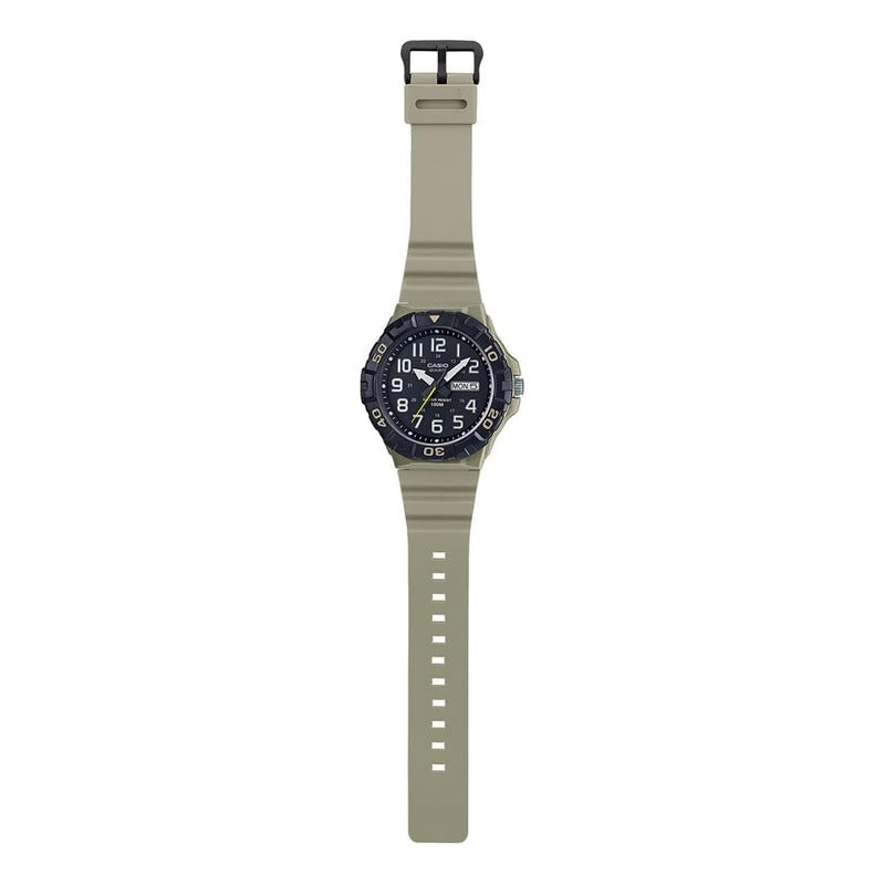 Reloj Casio Para Hombre Analógico Mrw-210h-5av De Resina Sumergible 100m Desert Negro