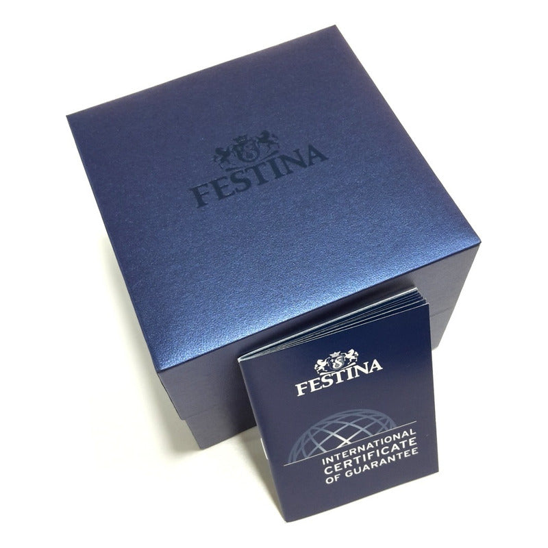 Reloj Festina Hombre F20670/3 Chrono Bike Original Plateado Plateado Azul