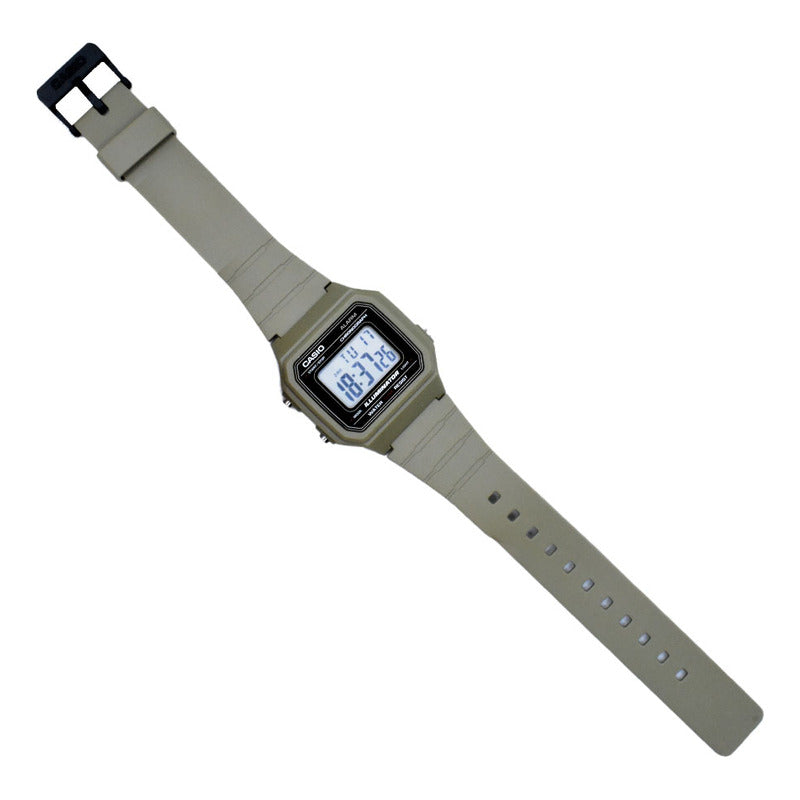 Reloj Digital Casio Para Hombre, Con Correa Y Bisel Marrón Claro Negro