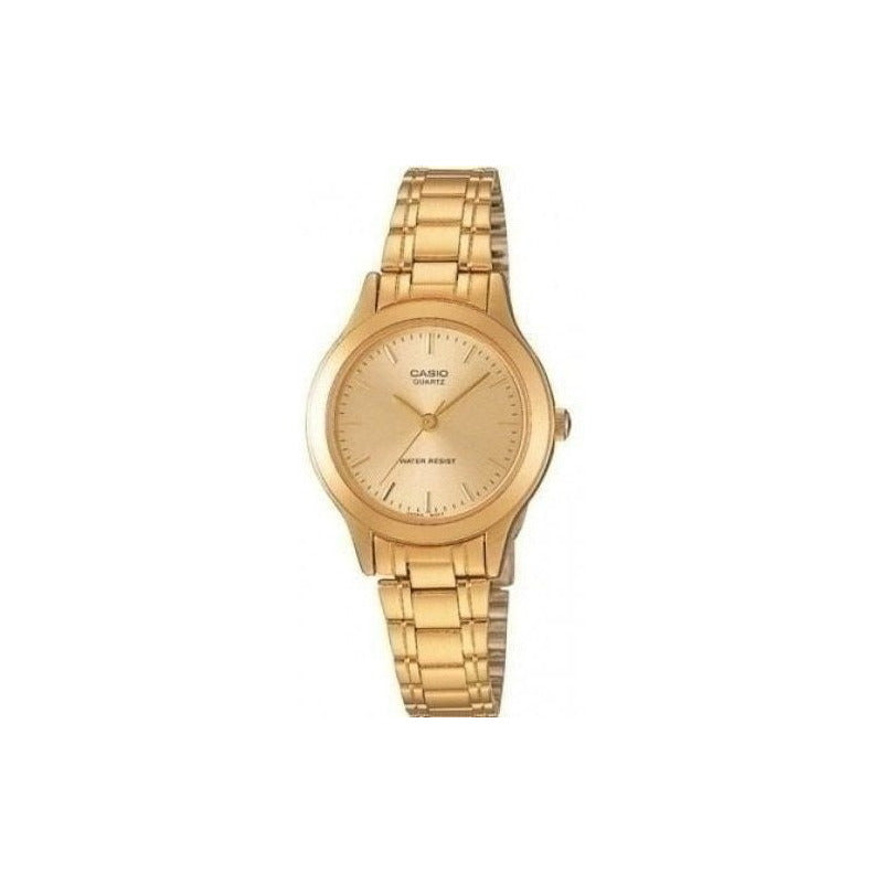 Reloj Casio Metal Dama Dorado Ltp-1128n-9a Relojesymas Dorado