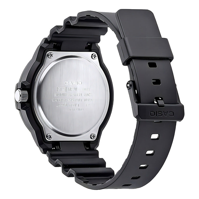 Reloj Pulsera Casio Mrw-200h-3b Con Correa De Resina Color Negro