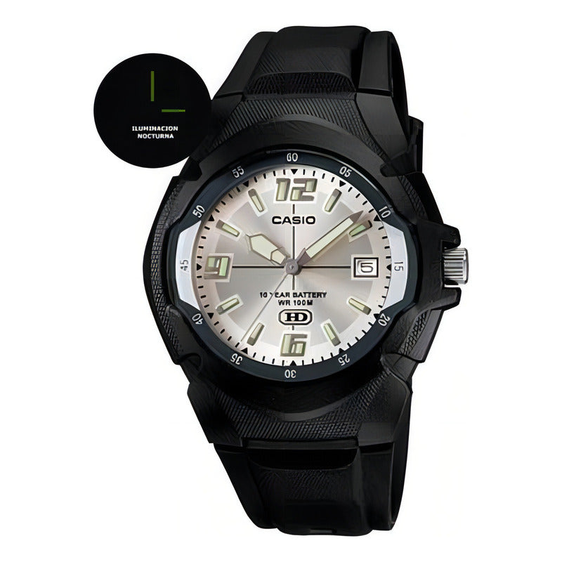 Reloj Casio Mw-600f Colores Surtidos/relojesymas Blanco 7a