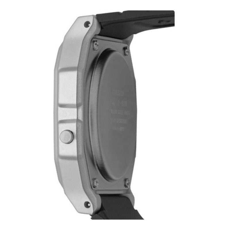 Reloj De Pulsera Casio Collection F-91wm-1b Relojesymas Negro Gris