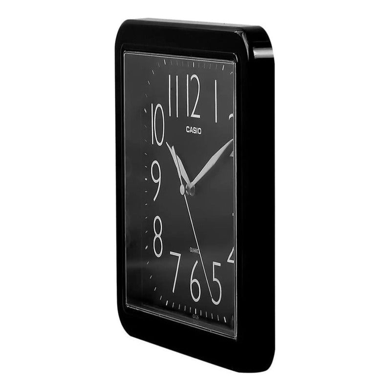 Reloj Pared Casio Iq-06-1df Color De La Estructura Negro Negro (1)