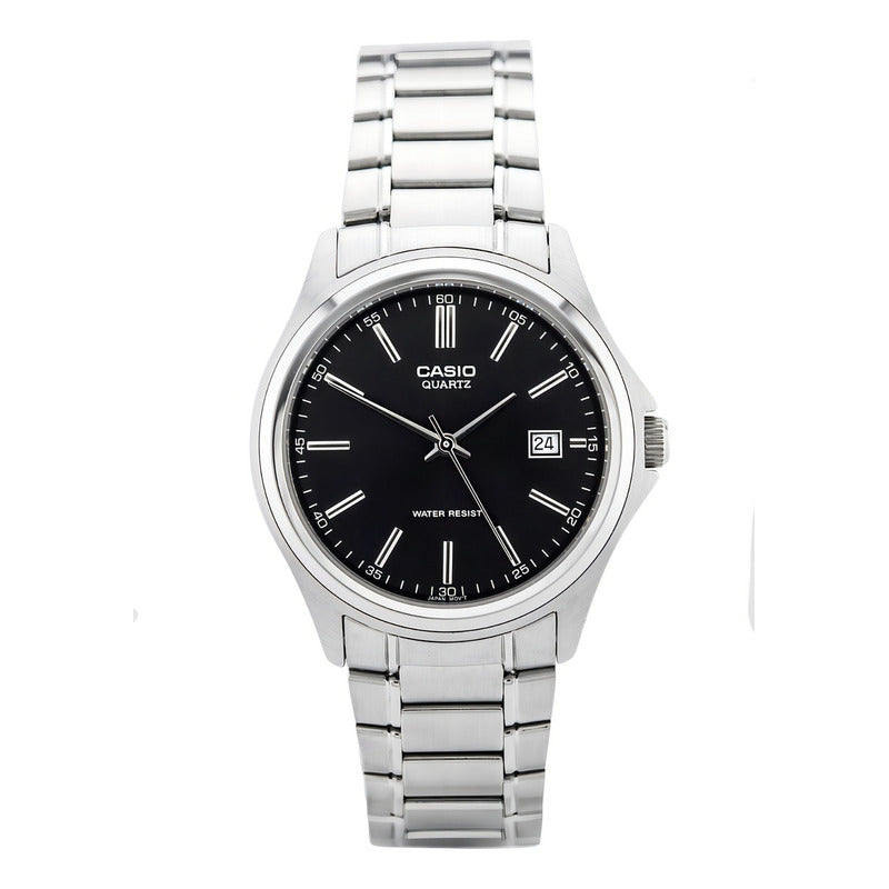 Reloj Casio Hombre Mtp-1183a-1adf Plateado Negro