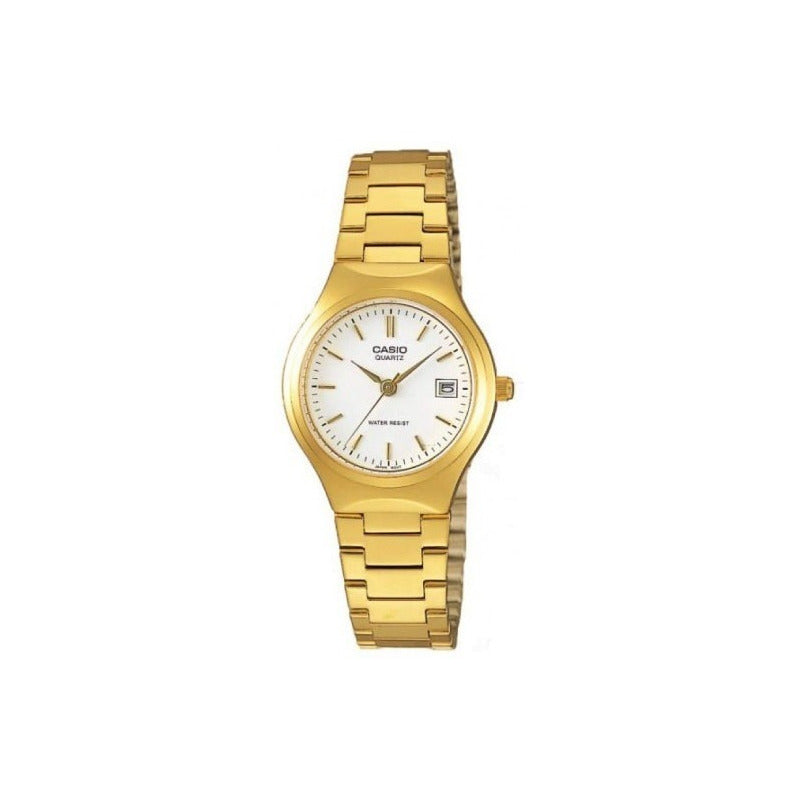 Reloj Casio Ltp-1170n-7a Mujer Dorado Acero Analogo Original