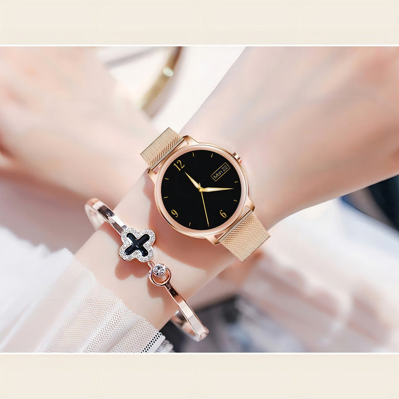 Smartwatch Fralugio R18 Pro Full Touch Bluetooth Dorado Monitoreo Salud