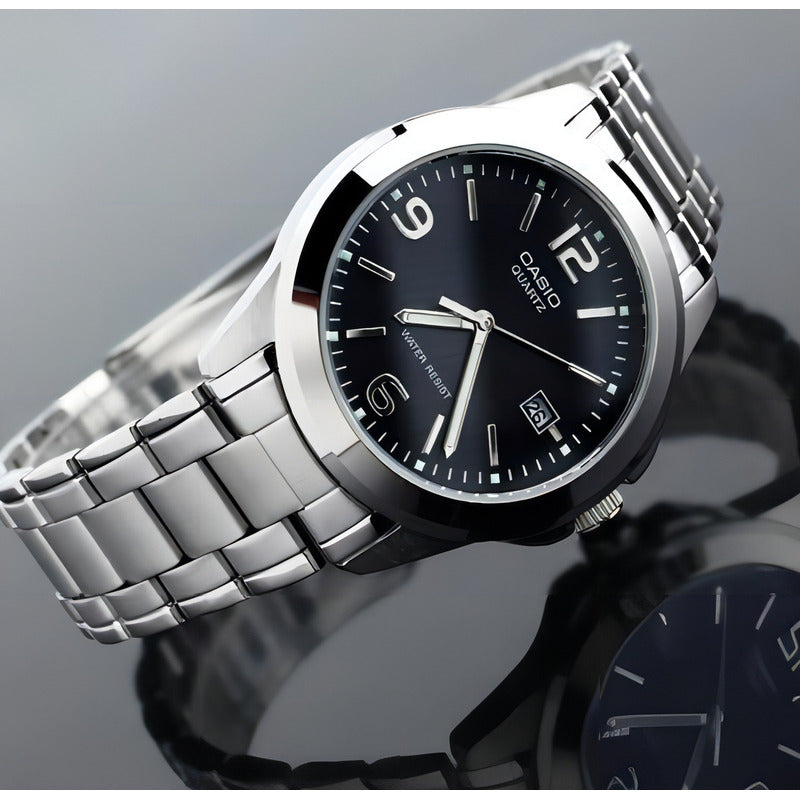 Reloj Casio Hombre Mtp-1215a-1a Surtido Negro 1a