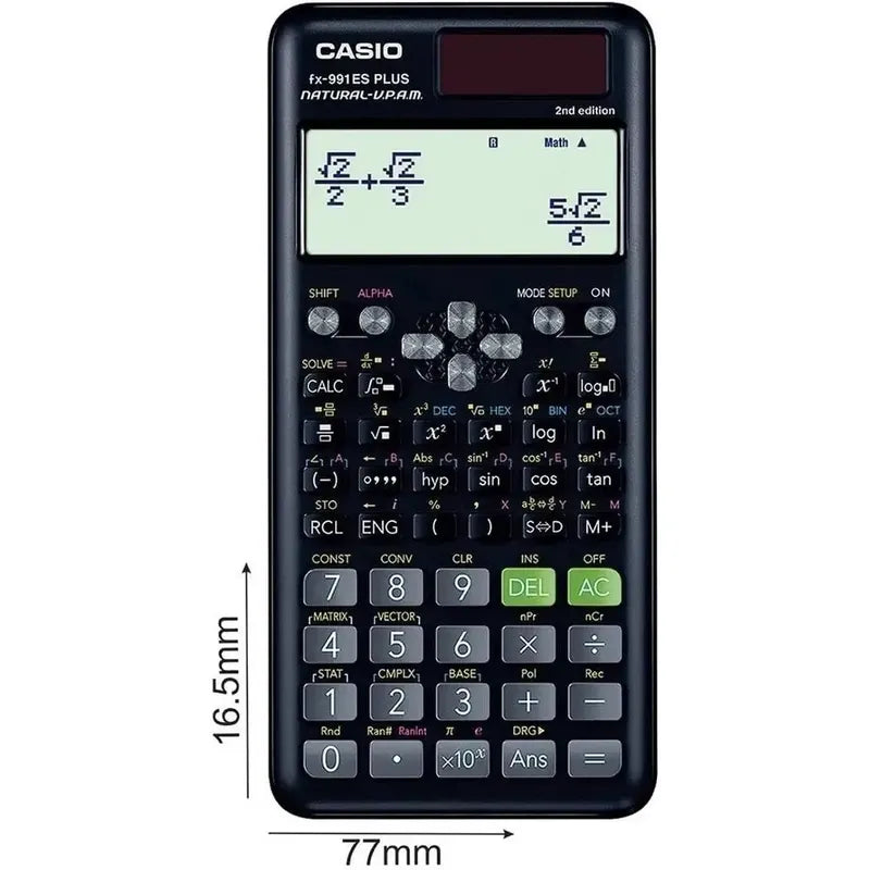 Calculadora Cientifica Casio Fx-991esplus Relojesymas Color Negro Esplus-2