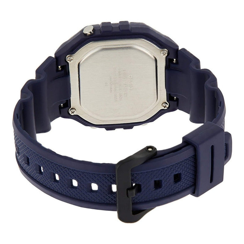 Reloj De Pulsera Casio Youth W-218h-2a Relojesymas Azul Azul Gris
