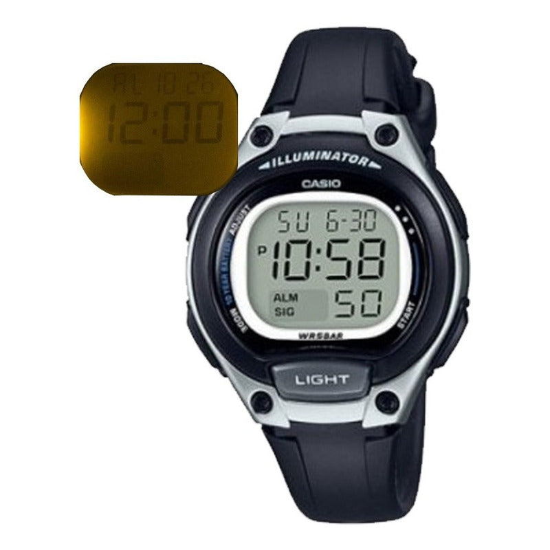 Reloj Casio Lw-203 Colores Surtidos/relojesymas Negro 1a