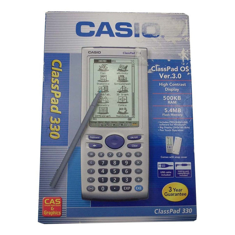 Calculadora Cientifica Casio Classpad330 Plus  Relojesymas Plateado