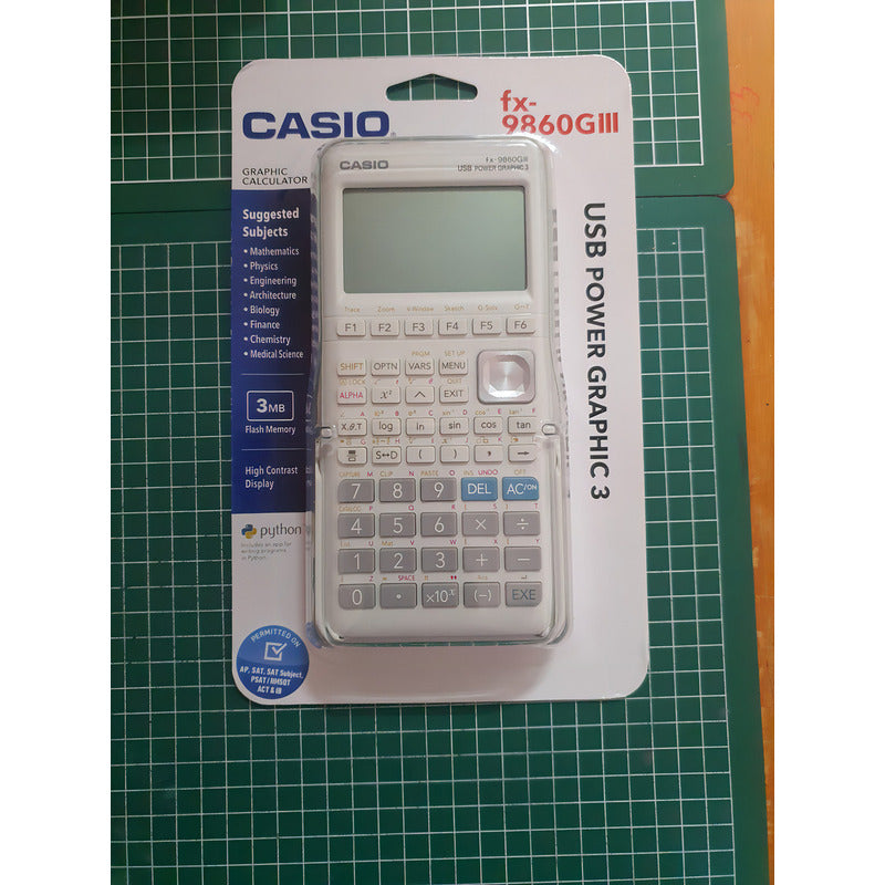 Calculadora Graficadora Casio Fx 9860giii S Dt Gris
