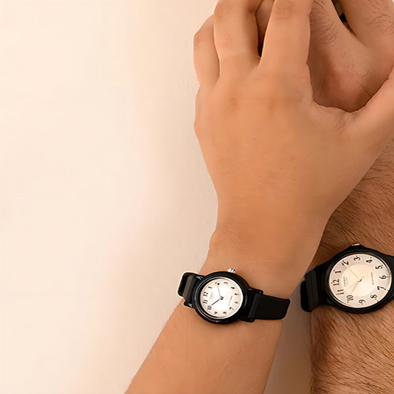 Reloj Casio Lq_139amv_7b3l Negro Mujer Blanco