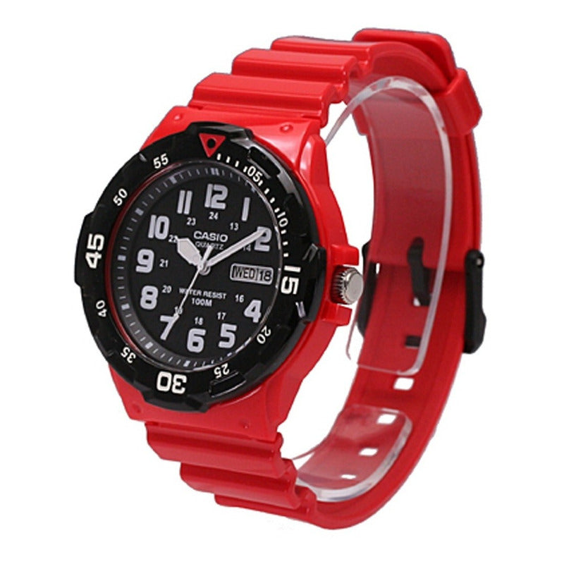 Reloj Casio Hombre Mrw-200hc-4b Relojesymas Rojo