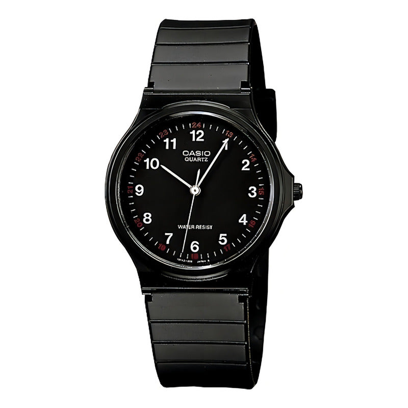 Reloj Pulsera Casio Mq-24-1bl Con Correa De Resina Color Negro
