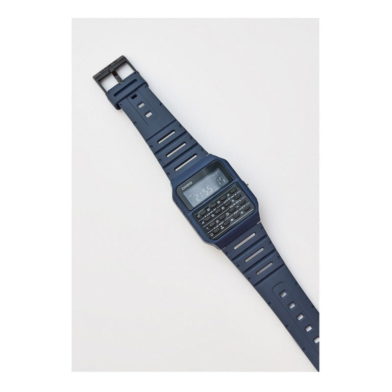 Reloj Calculadora Clasico Casio Ca-53wf-2b Azul Azul Wf-2b Surtido