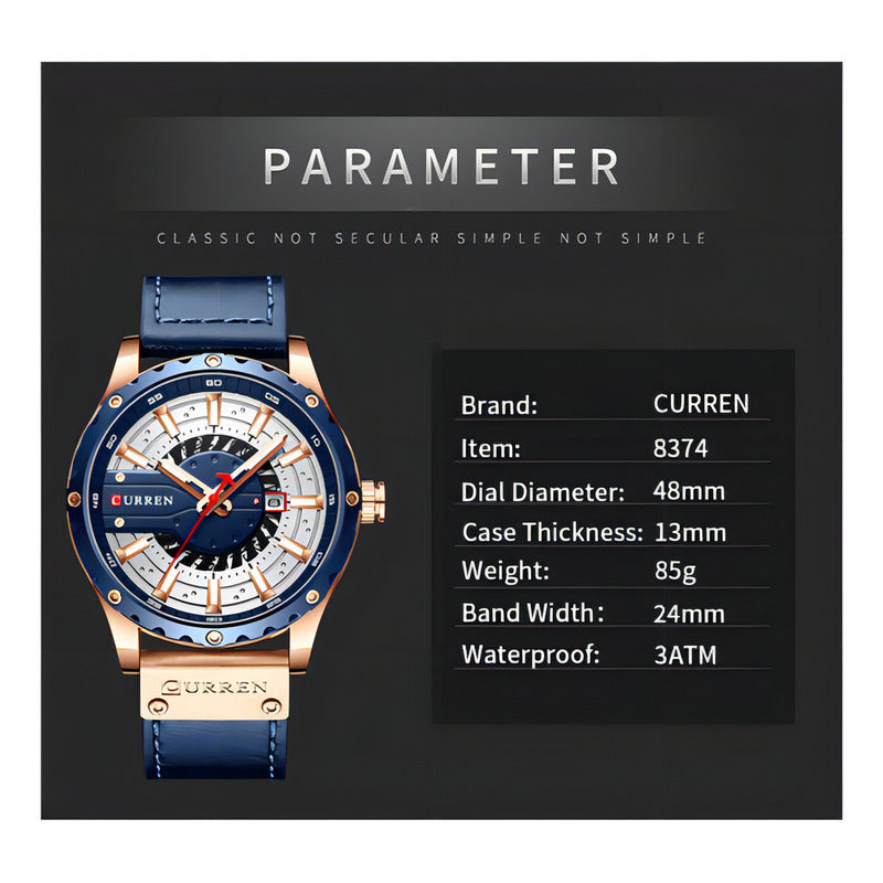 Reloj Curren De Caballero 8374-3