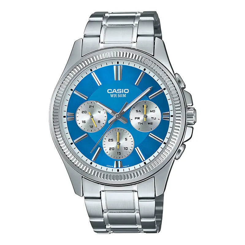 Reloj Casio Mtp-1375d-2a2 Acero Hombre Plateado