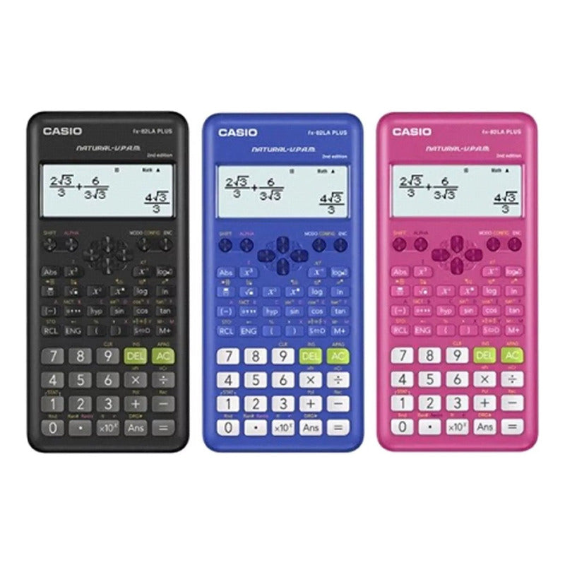 Calculadora Casio Cientifica Fx-82laplus2-pk Plus Color Rosa
