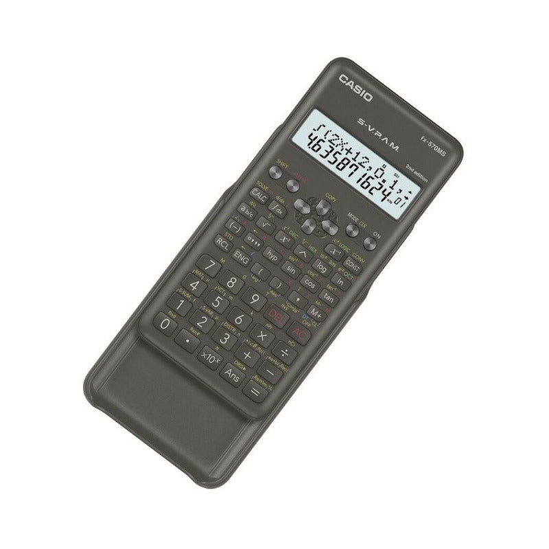 Calculadora Cientifica Casio Fx 570ms 2 Negra Color Negro