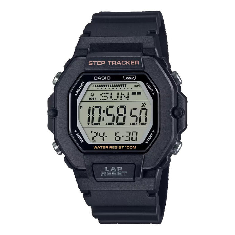 Reloj Casio Digital Lws-2200h-1av Sumergible Original Negro Gris