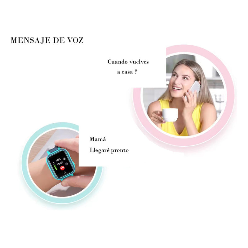 Reloj Smartwatch Lt21-bl Gps Niños C Internet 4g Celeste Celeste/gris Gris
